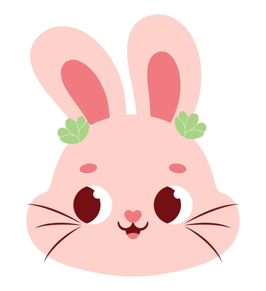 adorable rabbit design vector