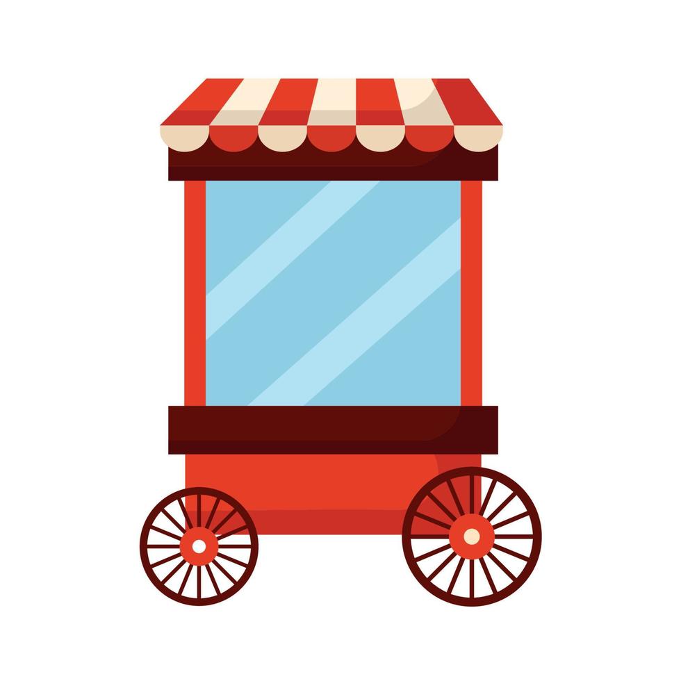 amusement food car vector