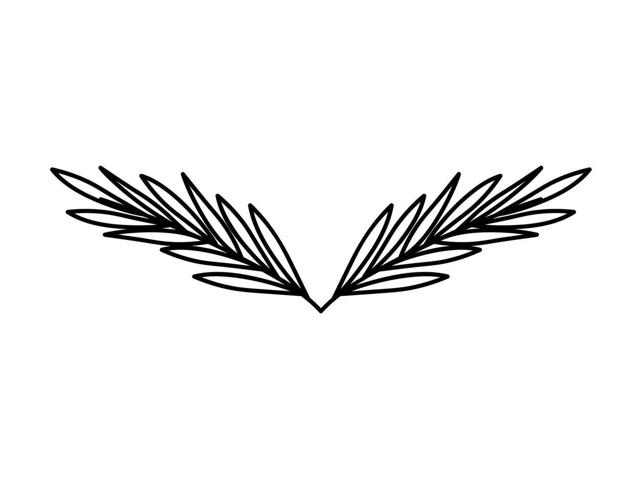 leaves branches design vector