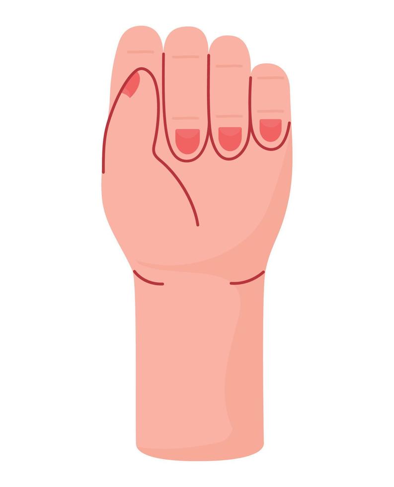 woman fist design vector
