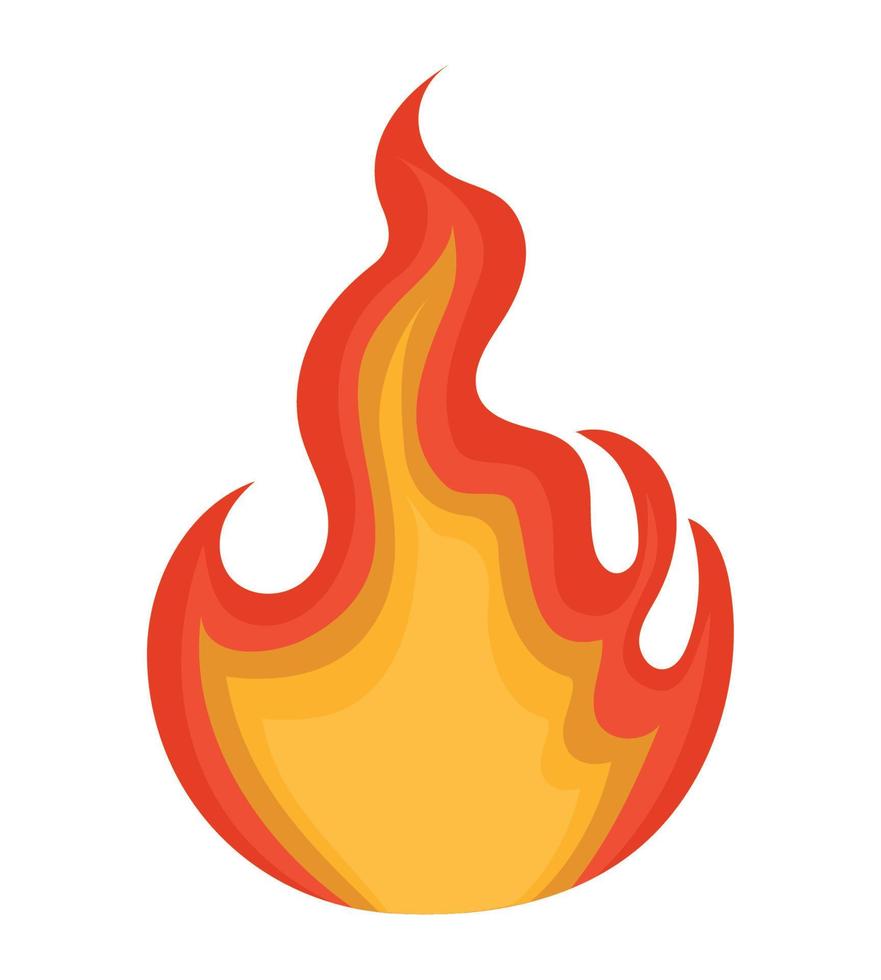 colorful flame design vector