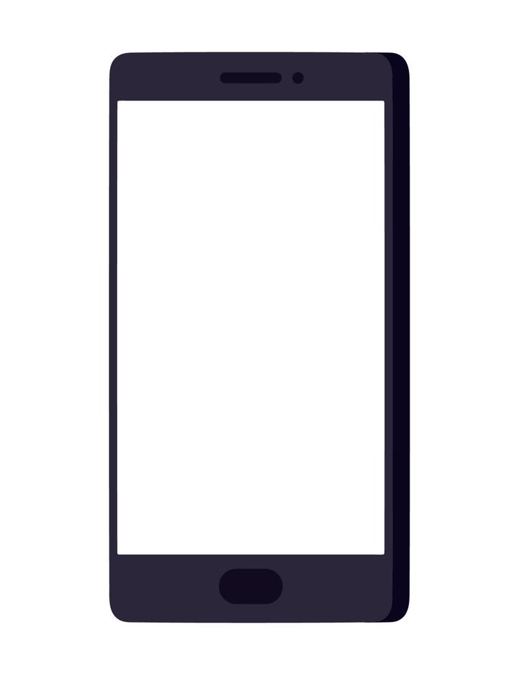 black phone illustration vector