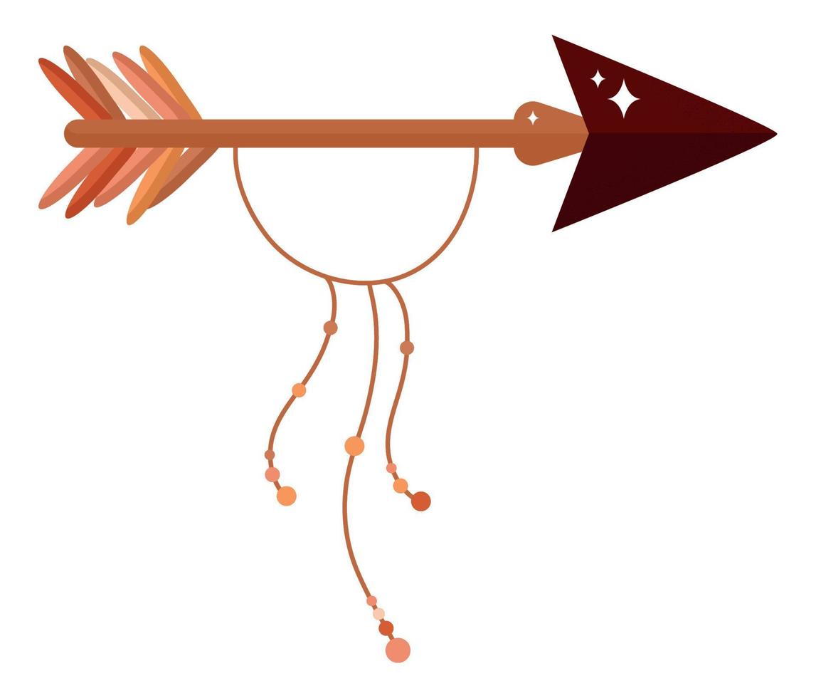 orange arrow design vector