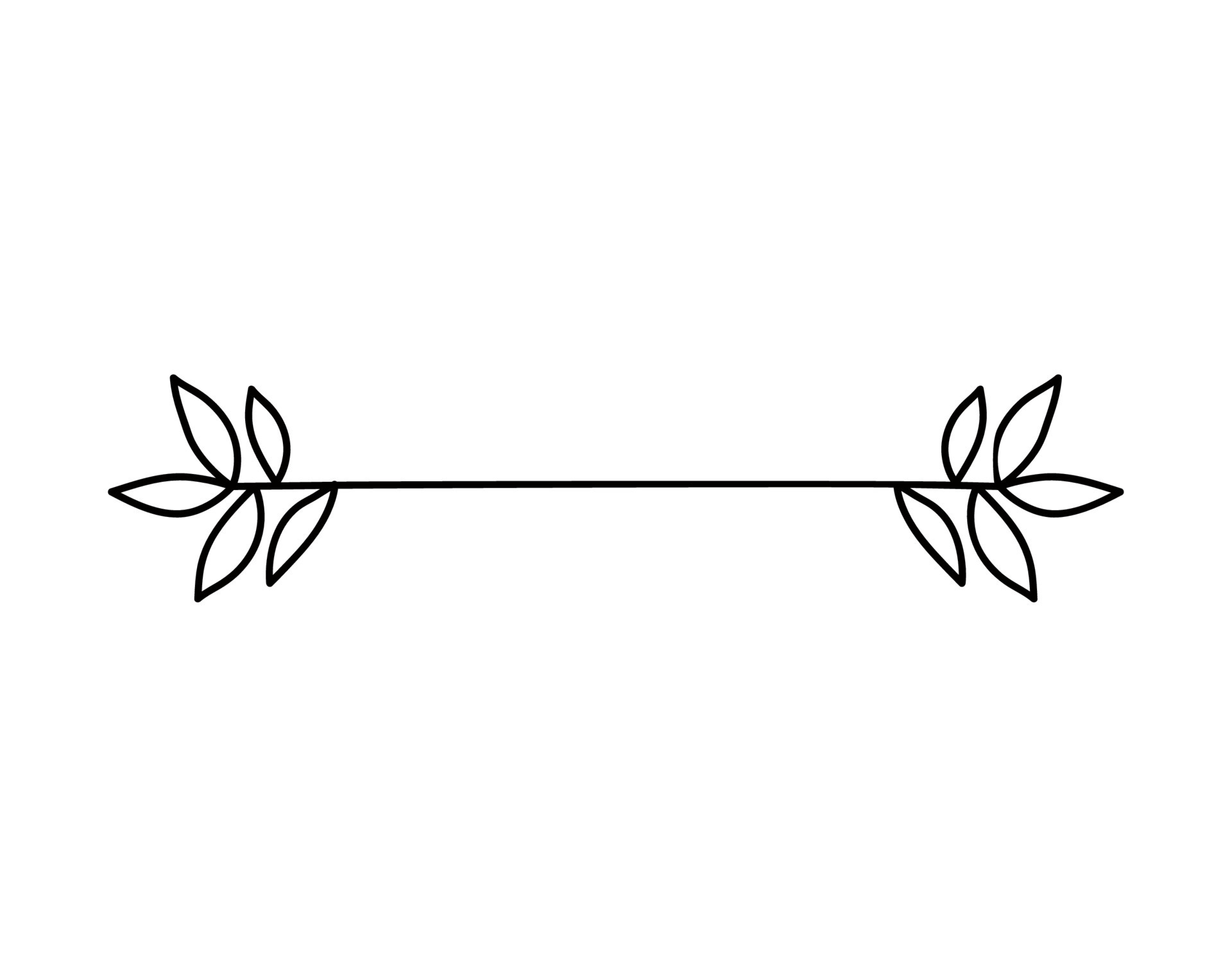 25 Leaf Divider Svg Leaves Svg Leaves Divider Hand Dr - vrogue.co