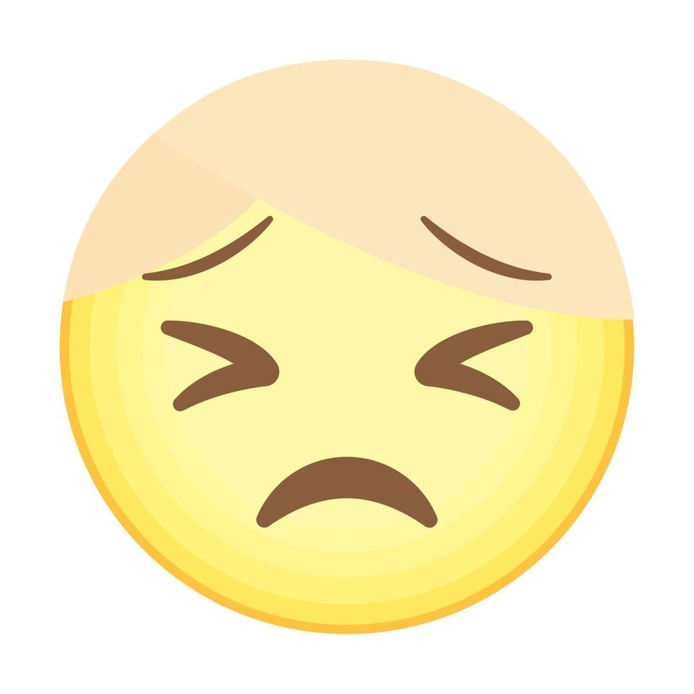 yellow scared emoji 21398627 Vector Art at Vecteezy