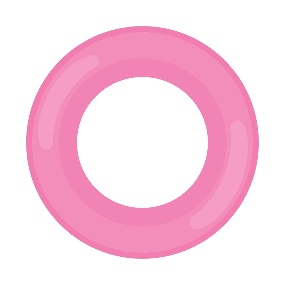 pink lifesaver design vector