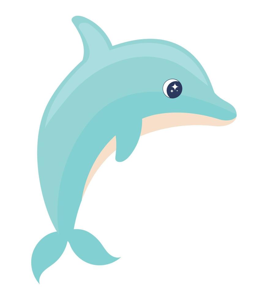 cute dolphin design vector