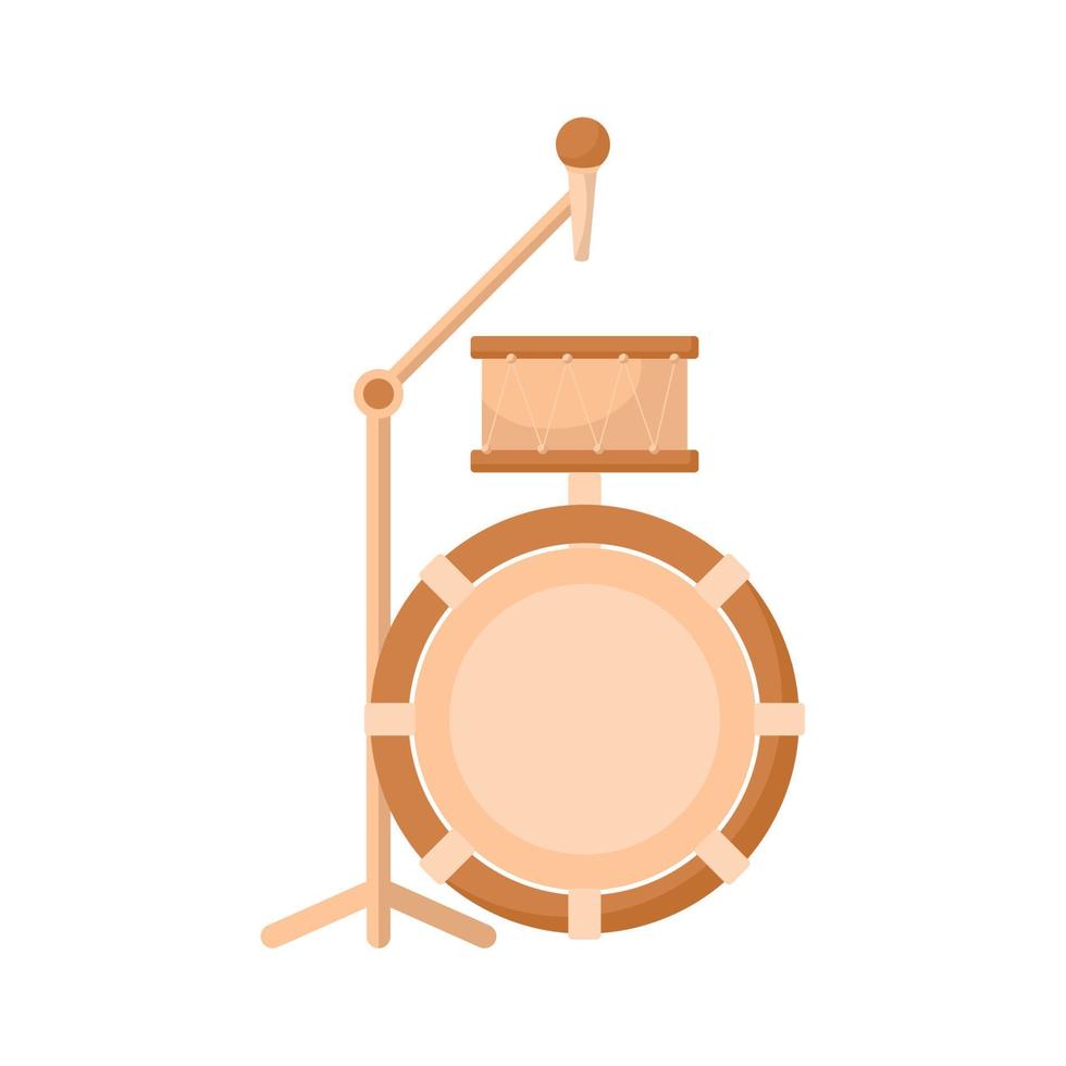 música batería diseño vector