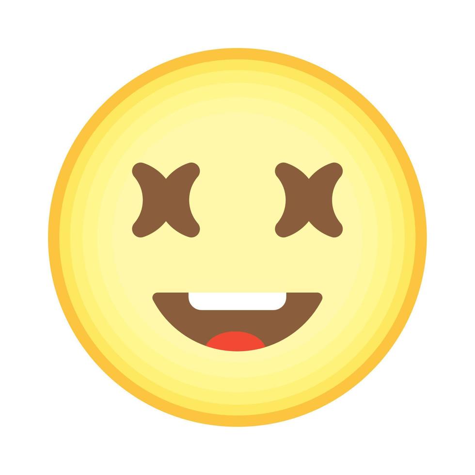 emoji with x eyes 21398981 Vector Art at Vecteezy
