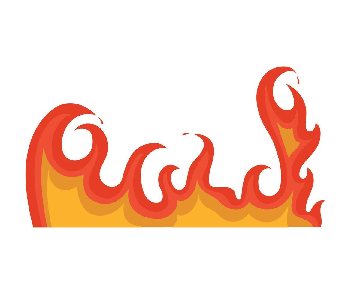 bright flame image vector