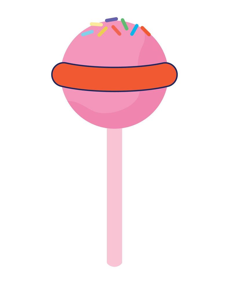 pink candy design vector