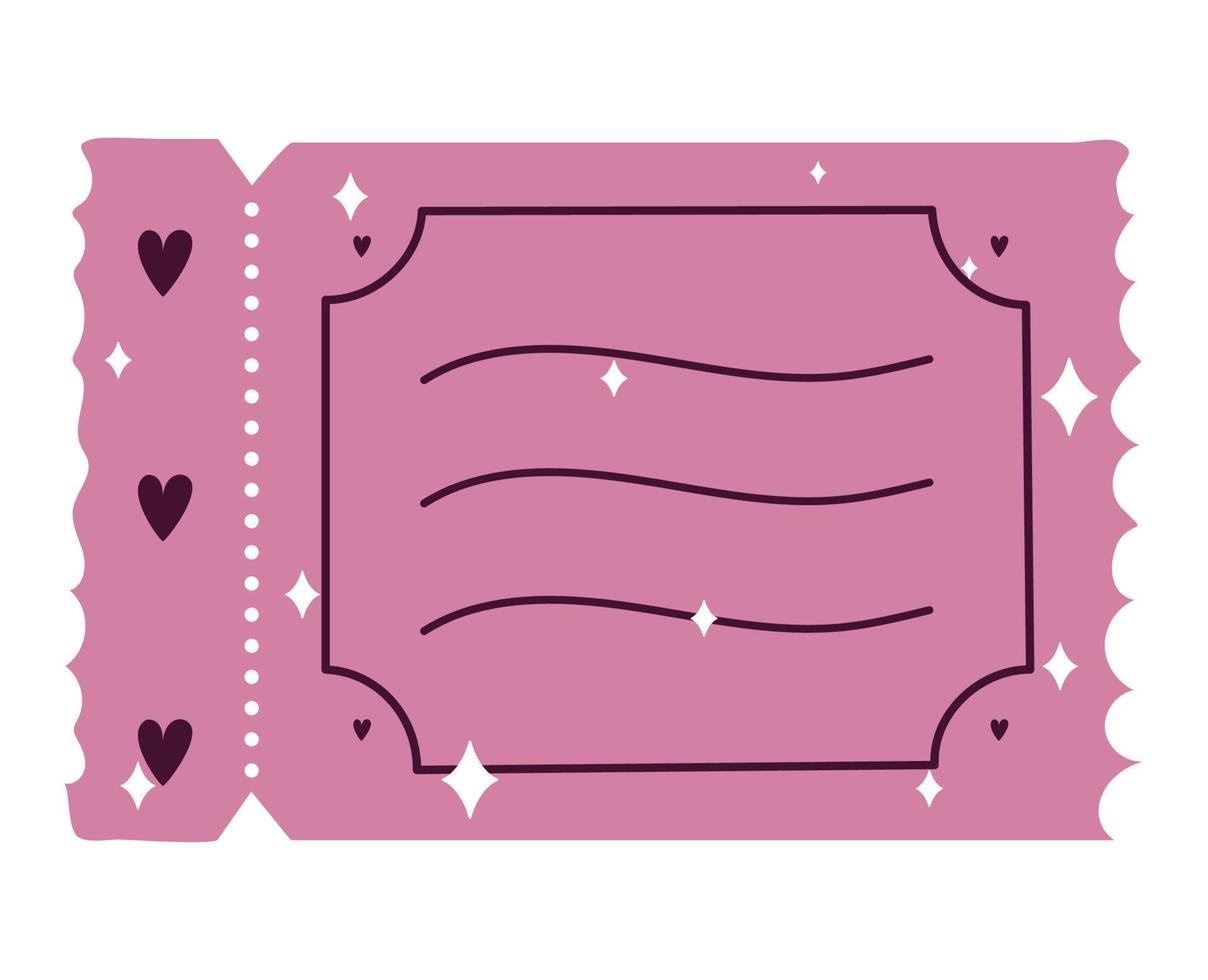 pink coupon icon vector