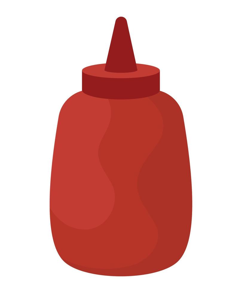 sauce bottle design vector