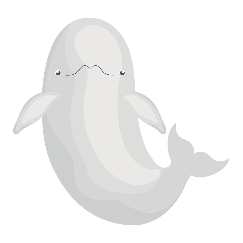 grande beluga diseño vector