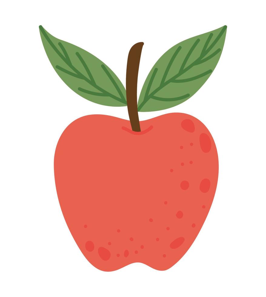 manzana Fruta diseño vector