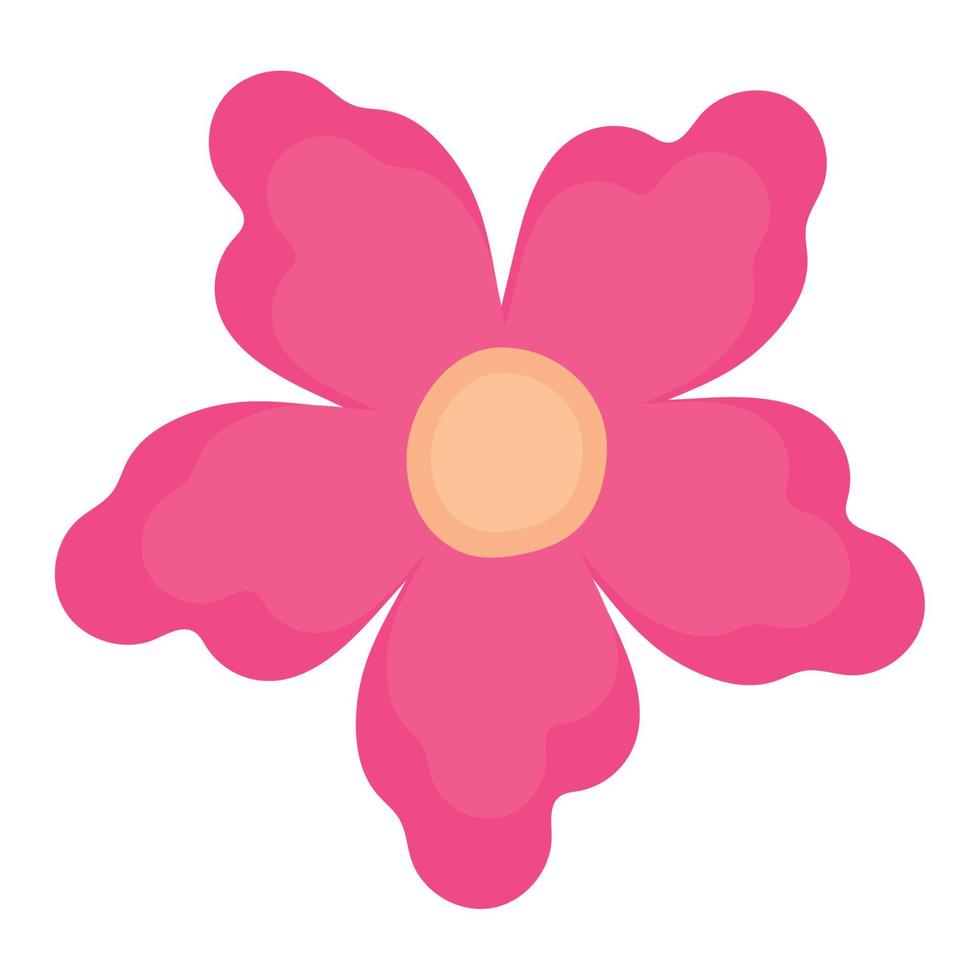 lindo diseño de flores vector