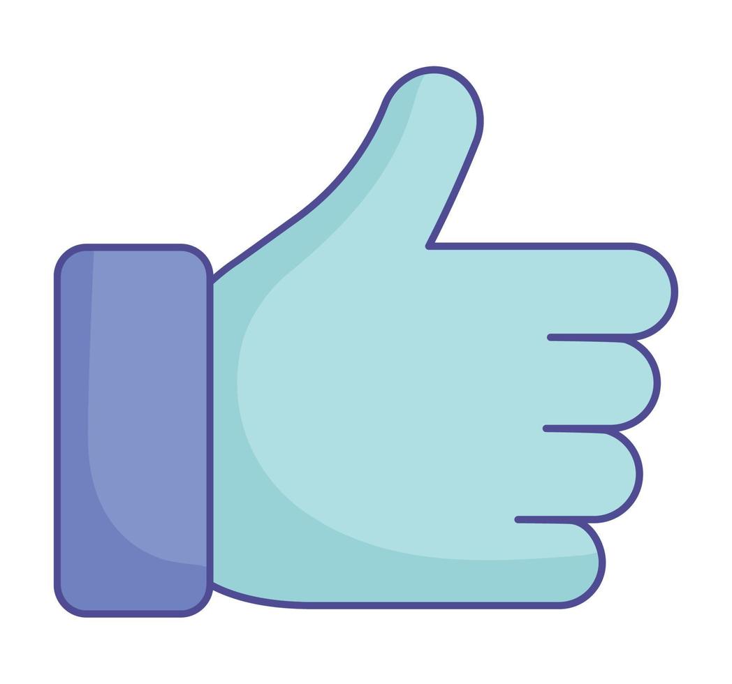 thumb up design vector