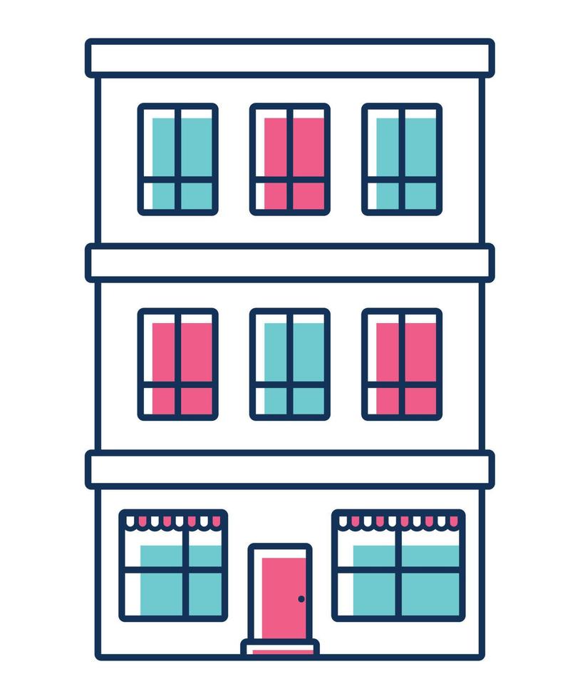 building house design 21399174 Vector Art at Vecteezy
