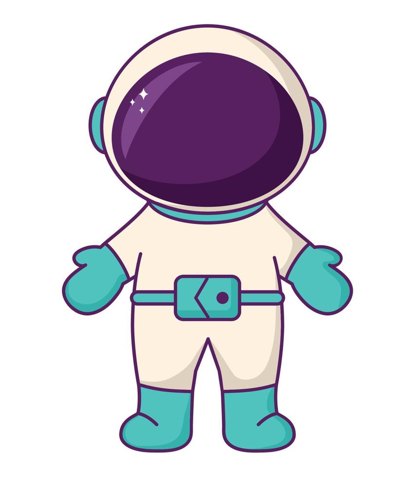 small astronaut design vector