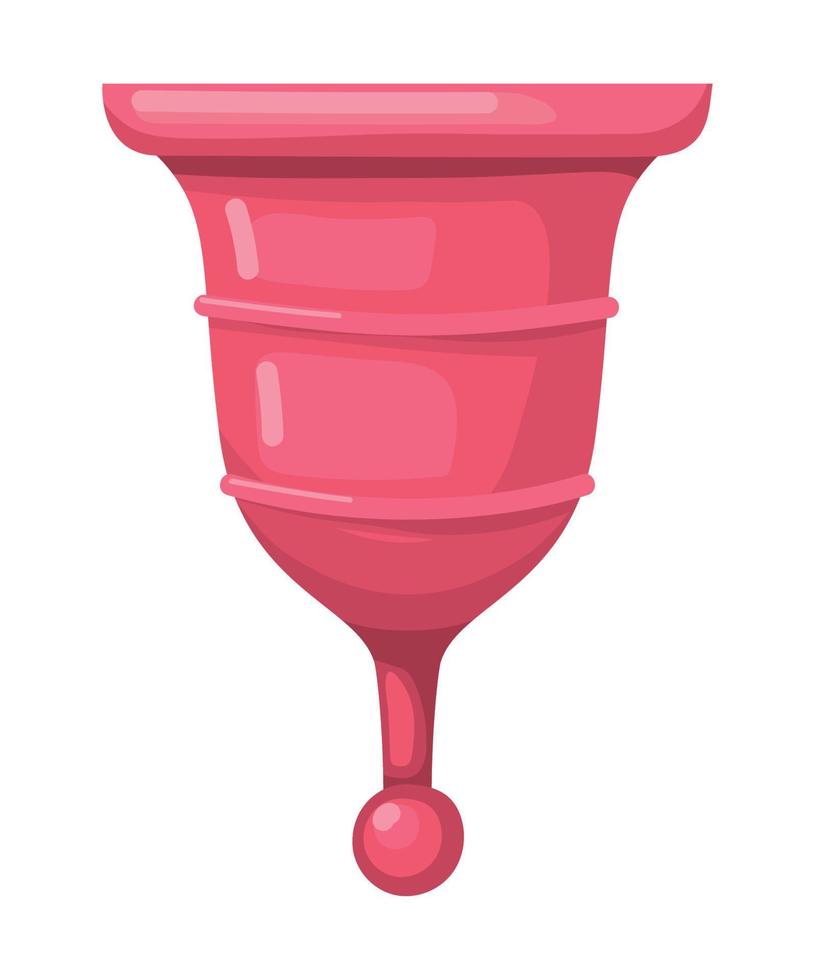 menstrual cup design vector
