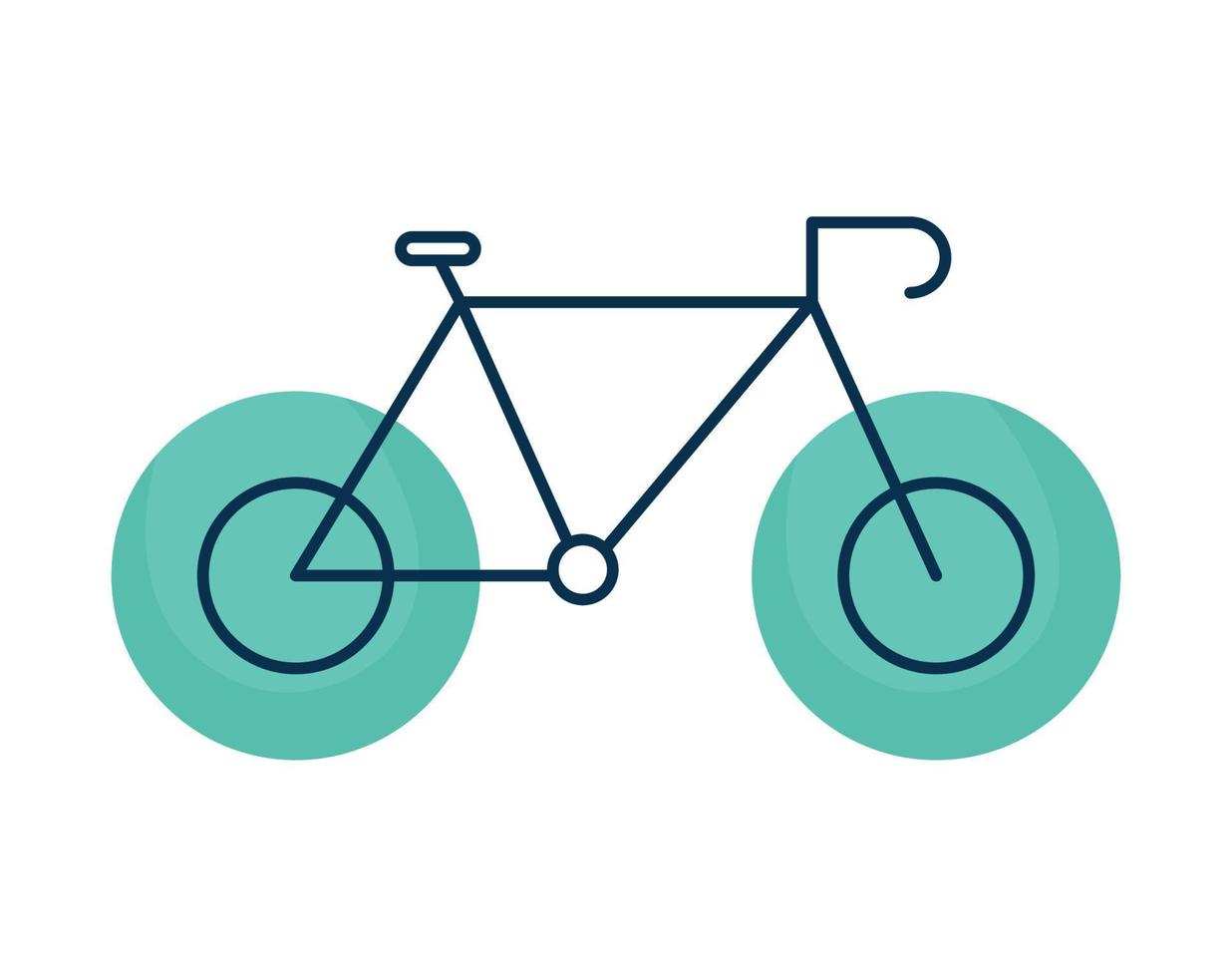 grenn bike design vector