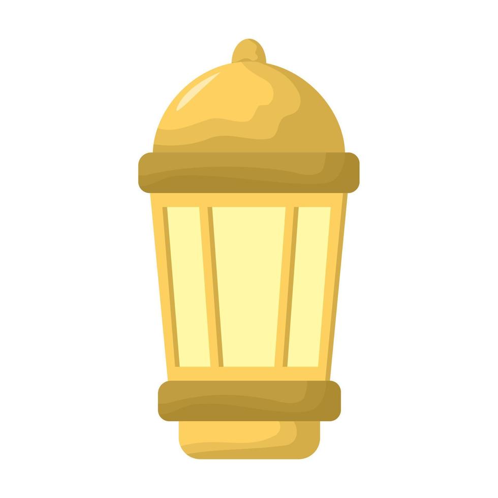 arabic lantern design vector