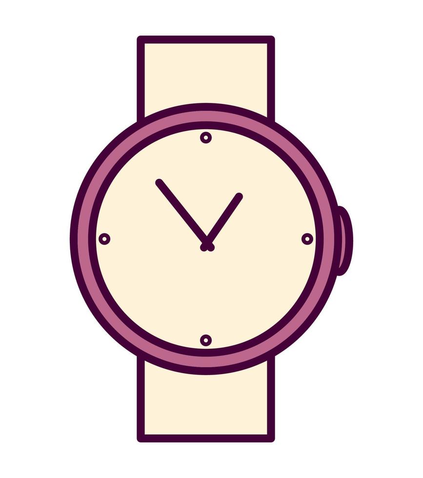 wrist timer clock vector
