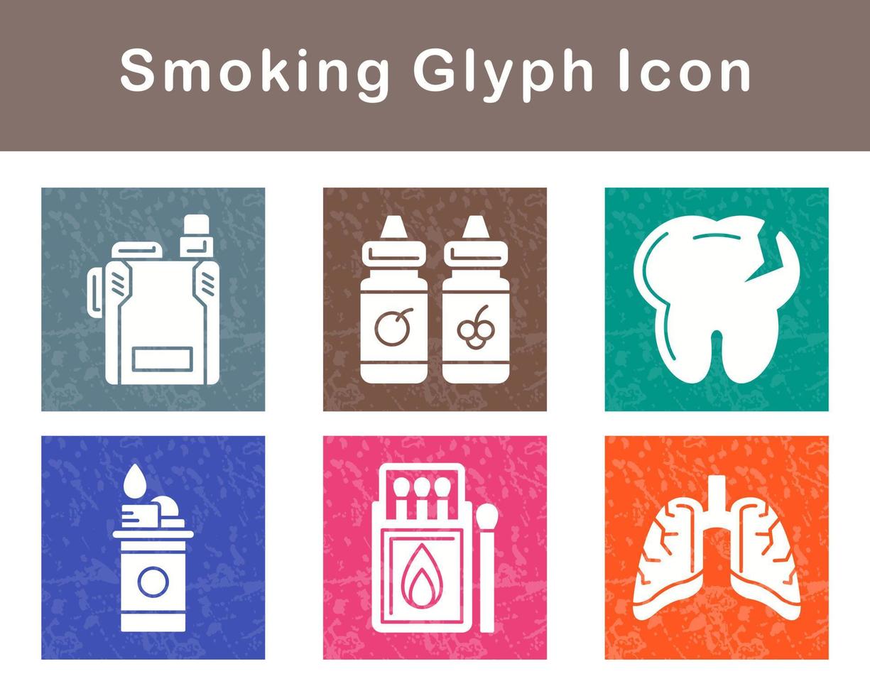 Smoking Vector Icon Set