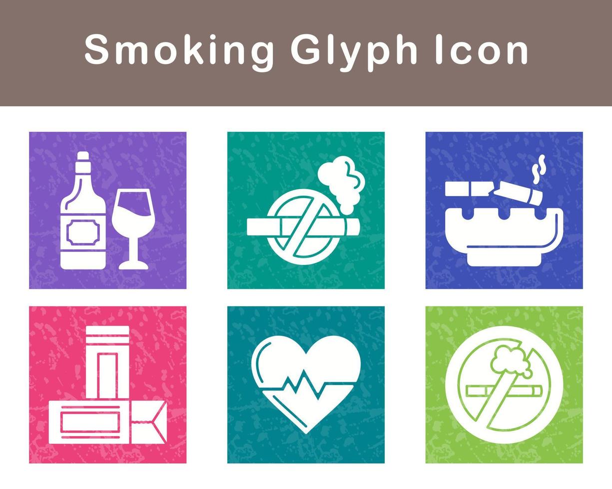 Smoking Vector Icon Set