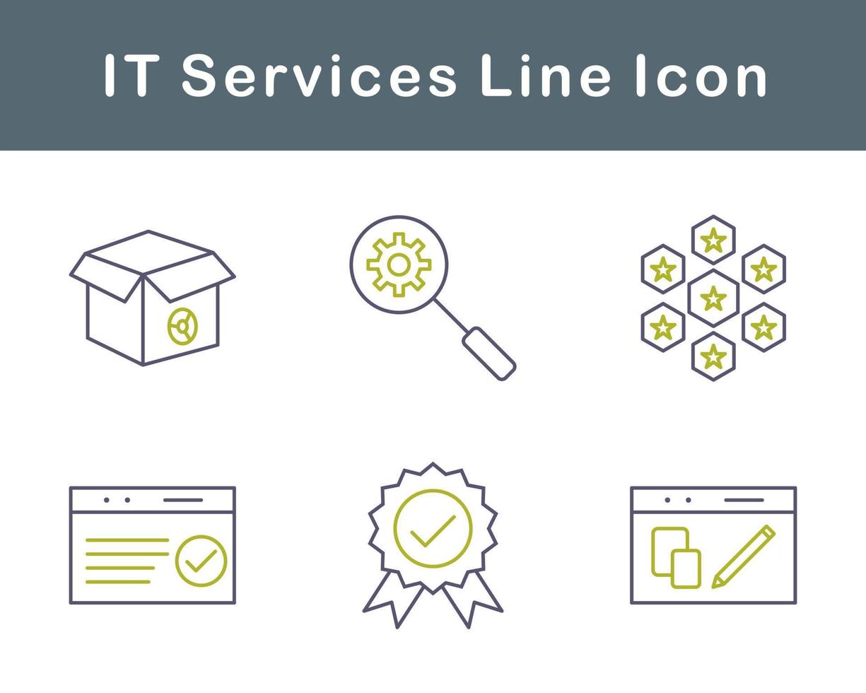 IT Services Vector Icon Set