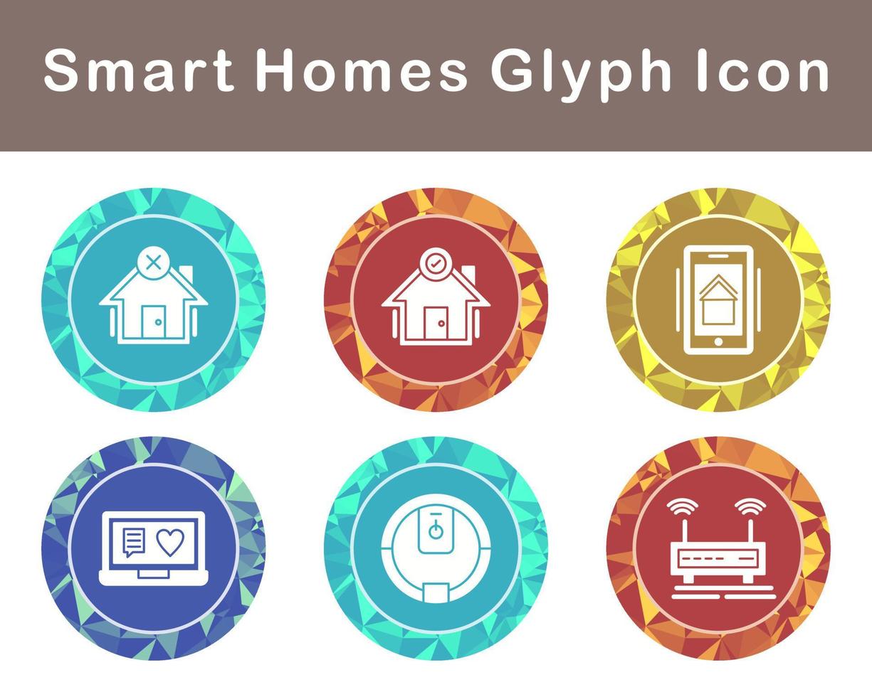 Smart Homes Vector Icon Set