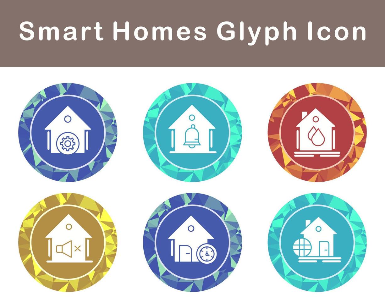 Smart Homes Vector Icon Set