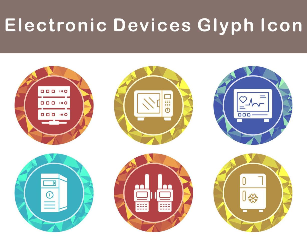 electrónico dispositivos vector icono conjunto