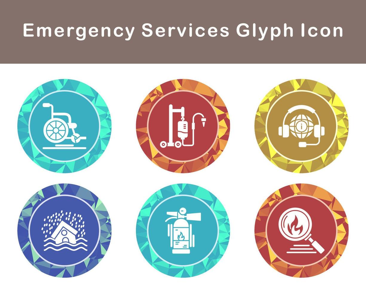 Emergency Services Vector Icon Set