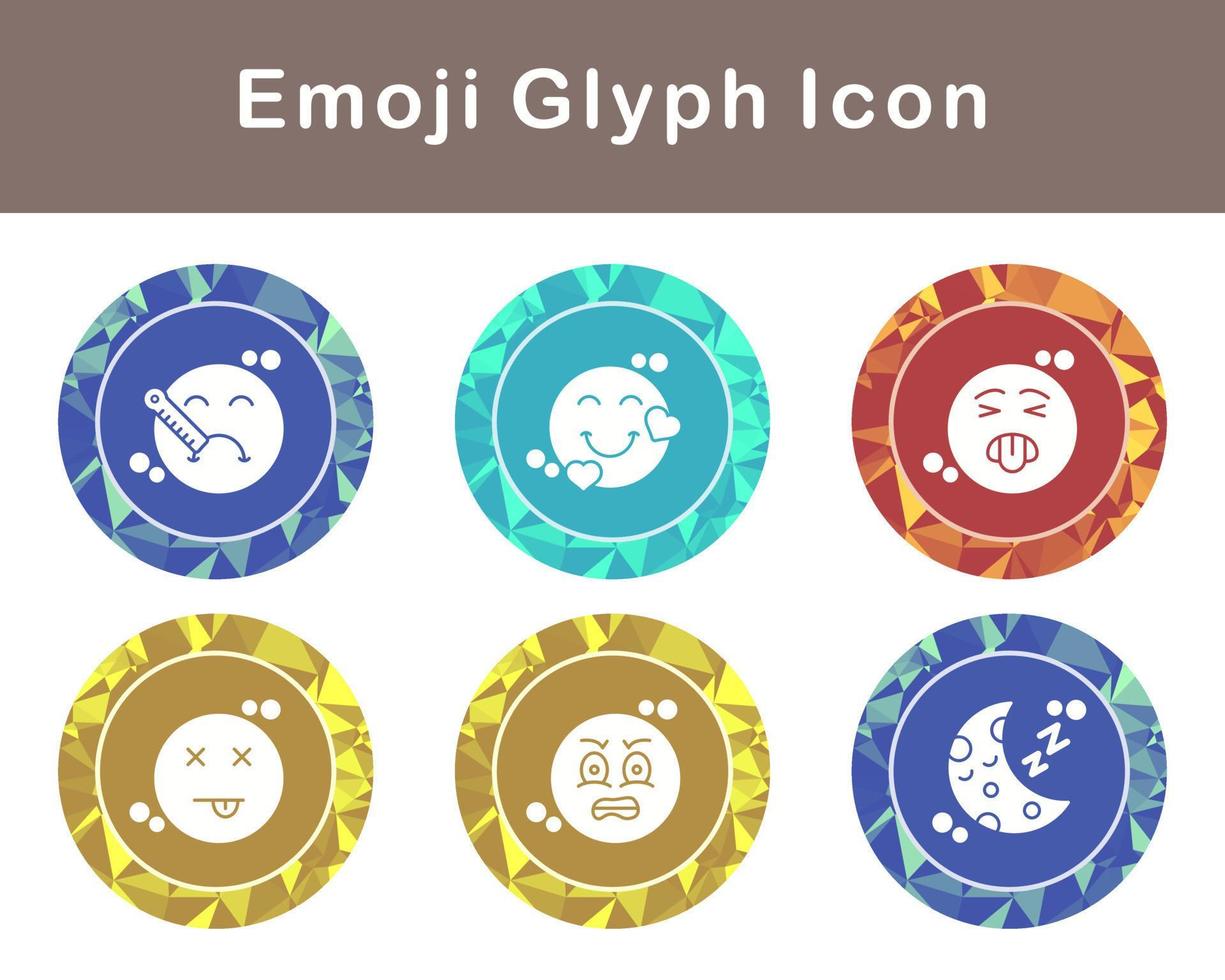 emoji vector icono conjunto