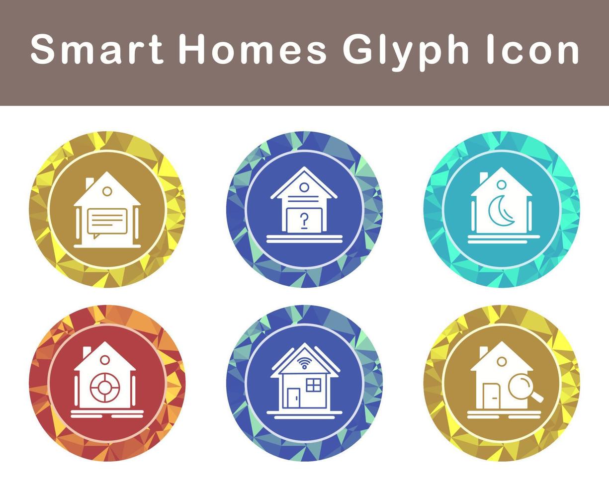 Smart Homes Vector Icon Set