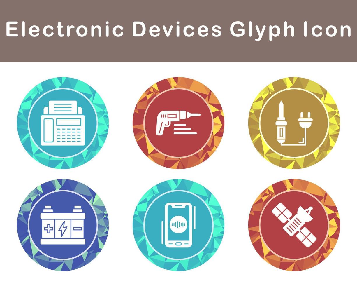 electrónico dispositivos vector icono conjunto