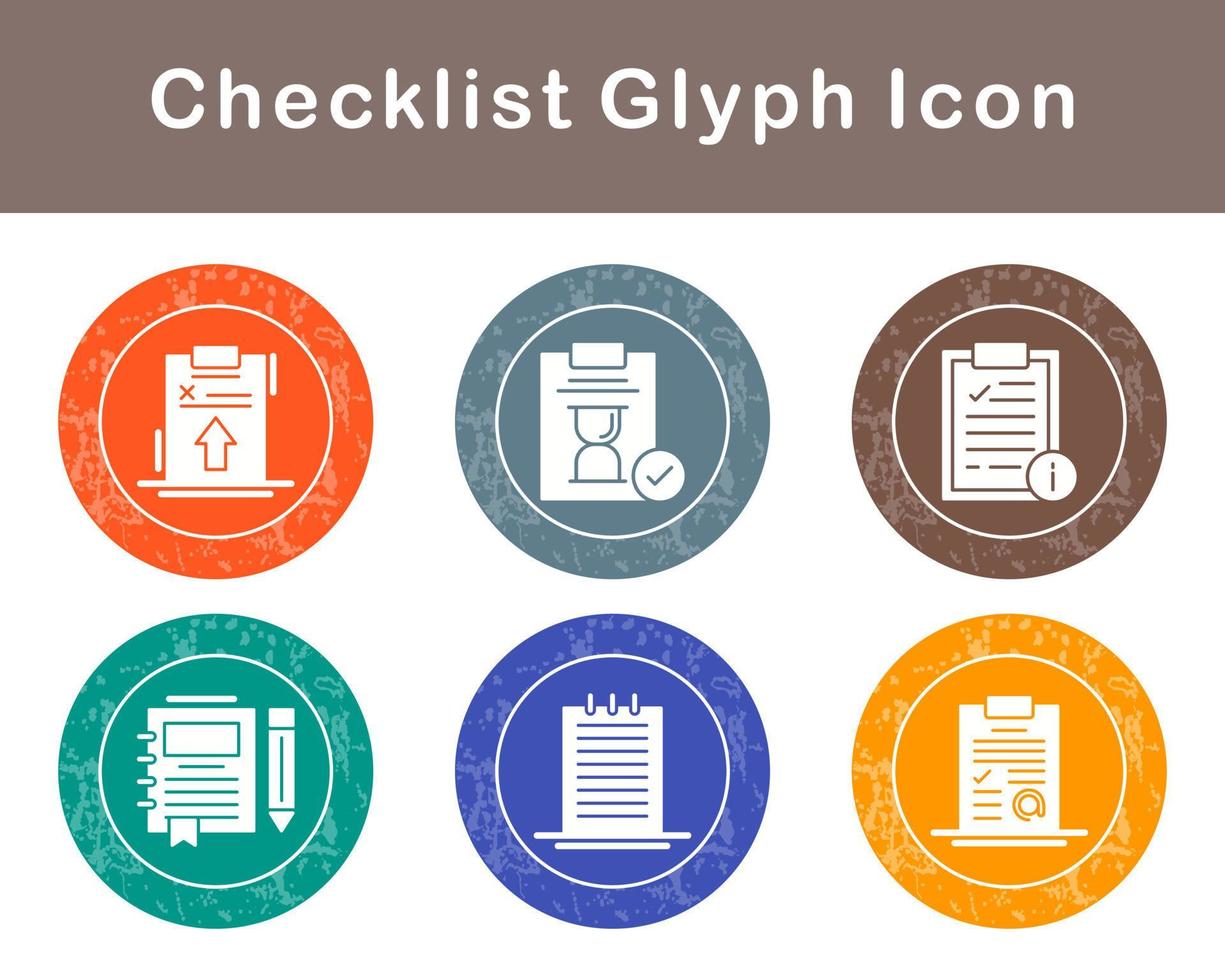 Checklist Vector Icon Set