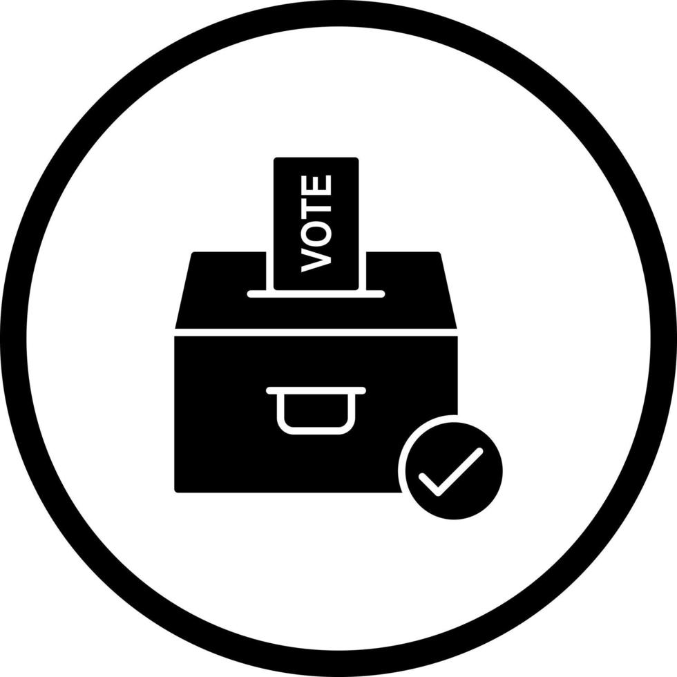 Going to cast vote Unique Vector Icon