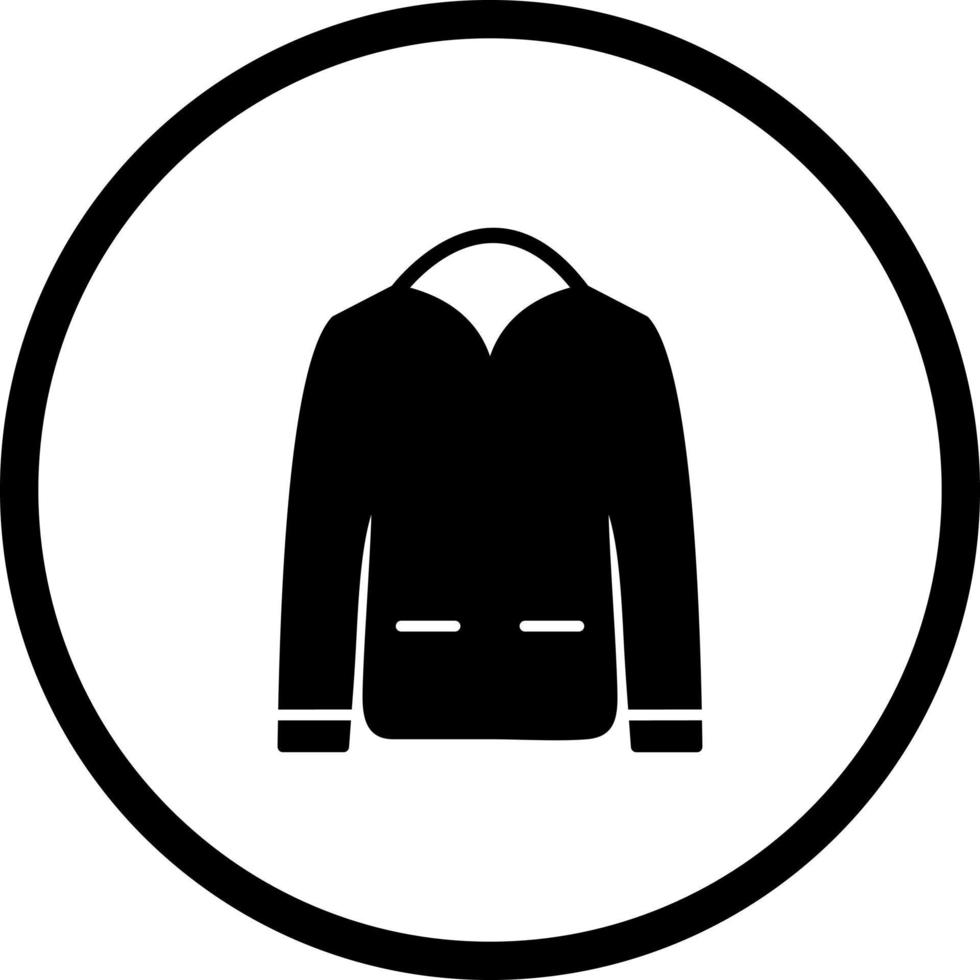 Men Jacket Unique Vector Icon