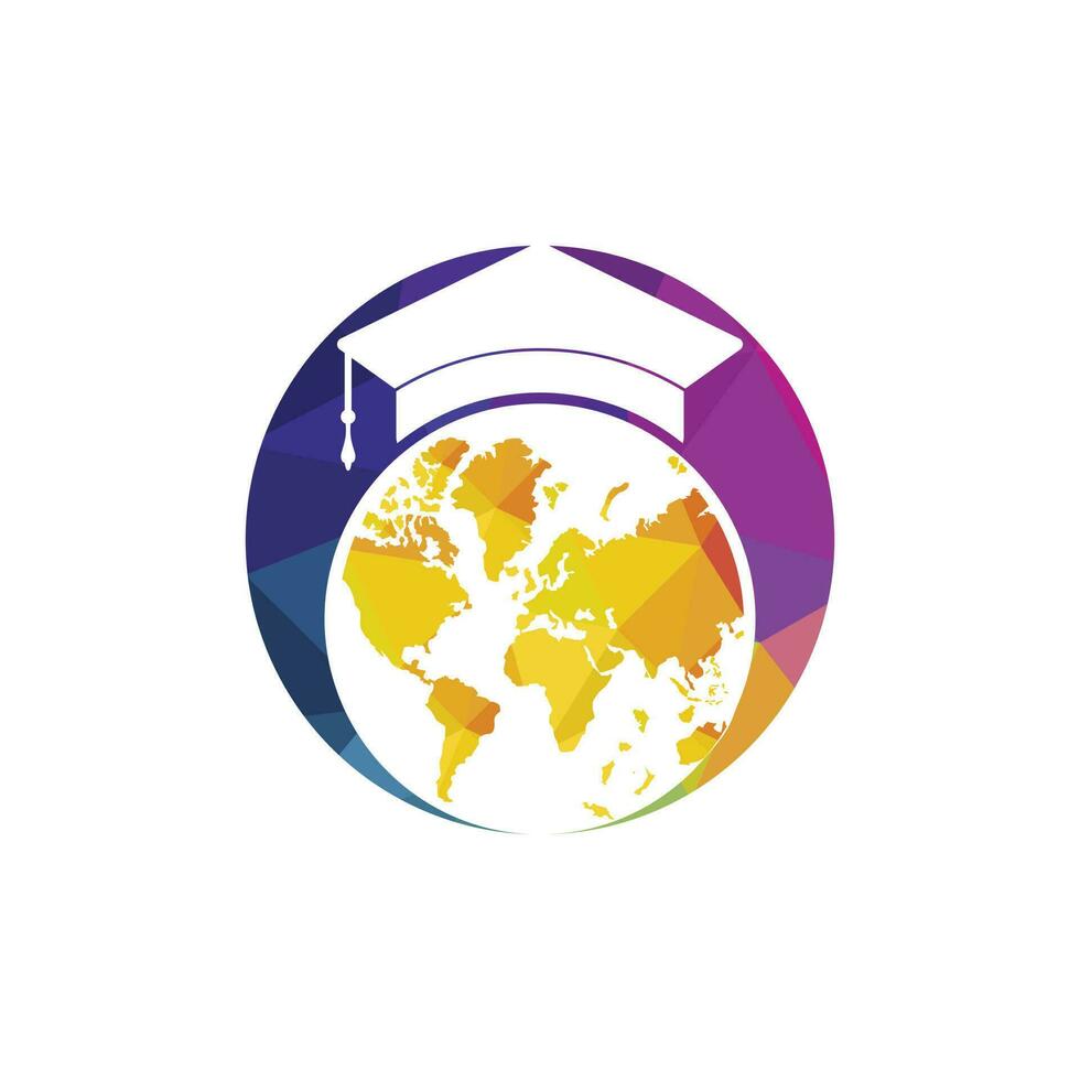 World education logo design. Modern education logo design inspiration. vector
