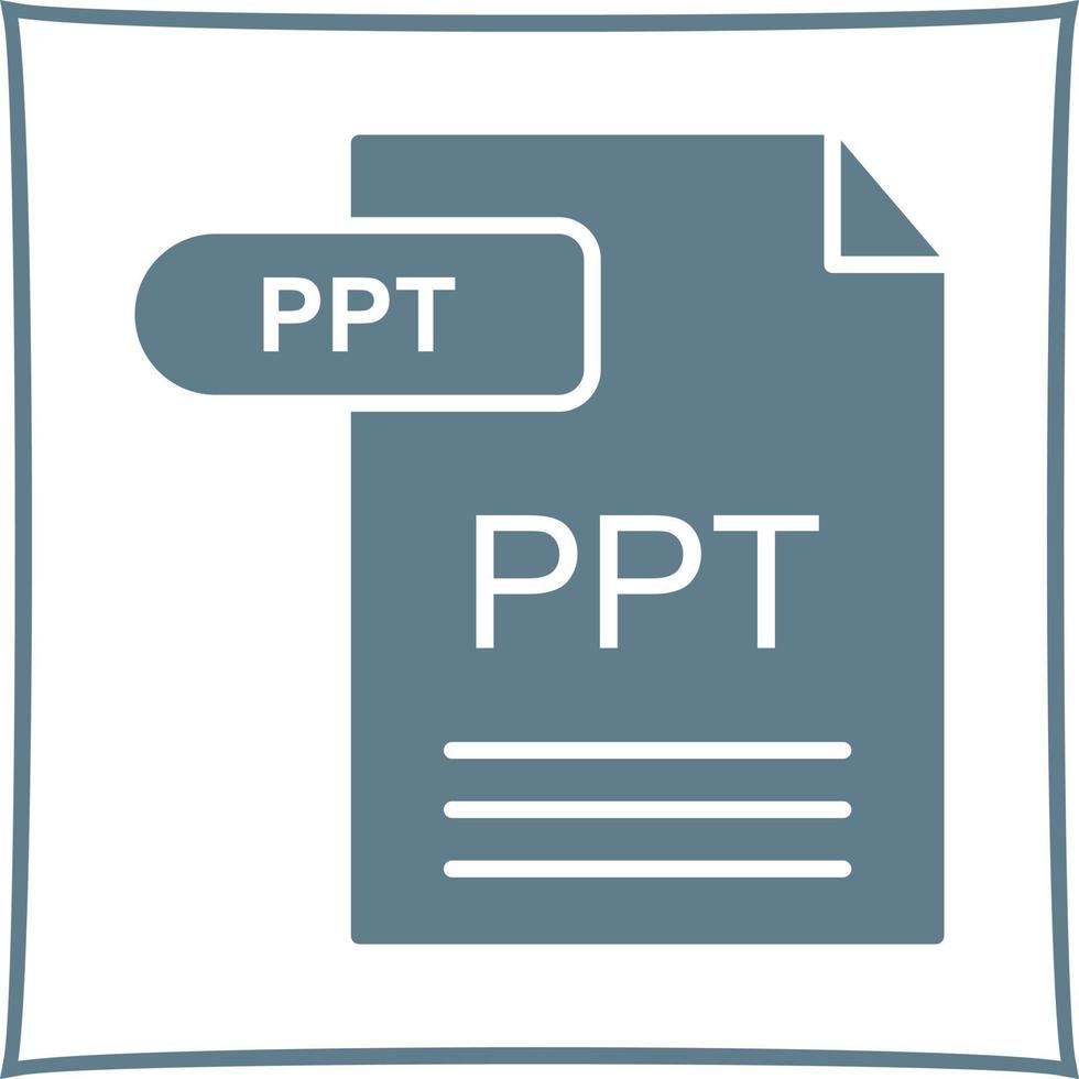 PPT Unique Vector Icon