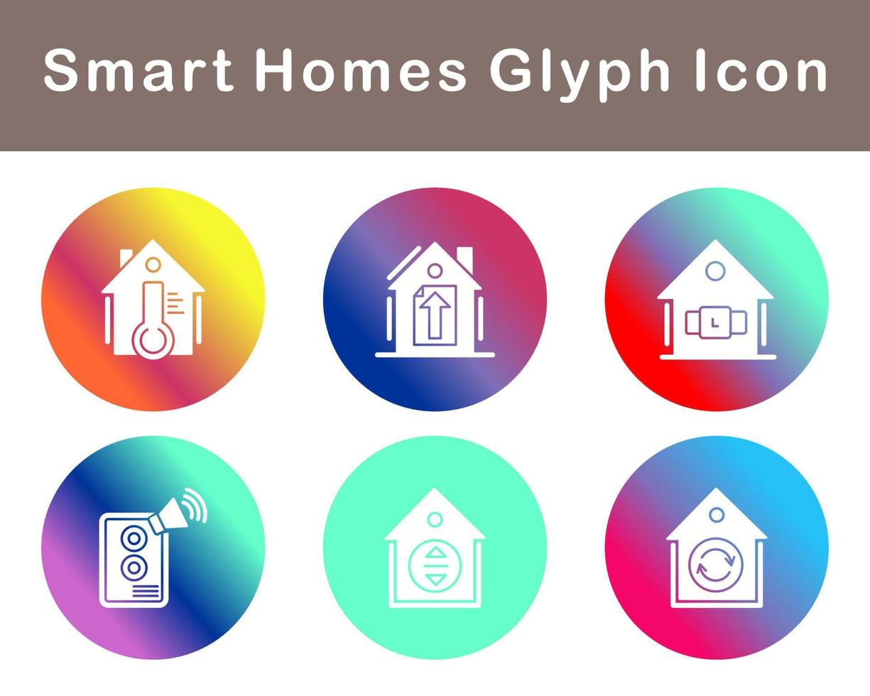 Smart Homes Vector Icon Set