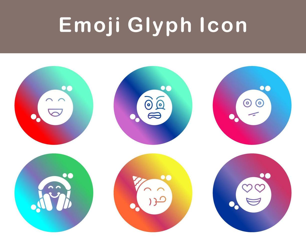 emoji vector icono conjunto