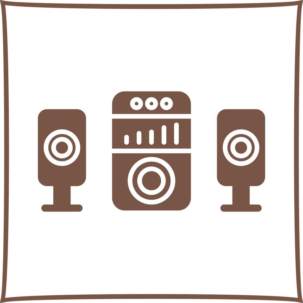 Sound System Unique Vector Icon