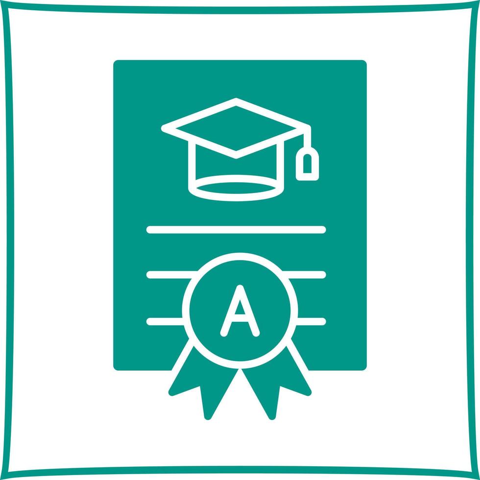 Report Card Unique Vector Icon