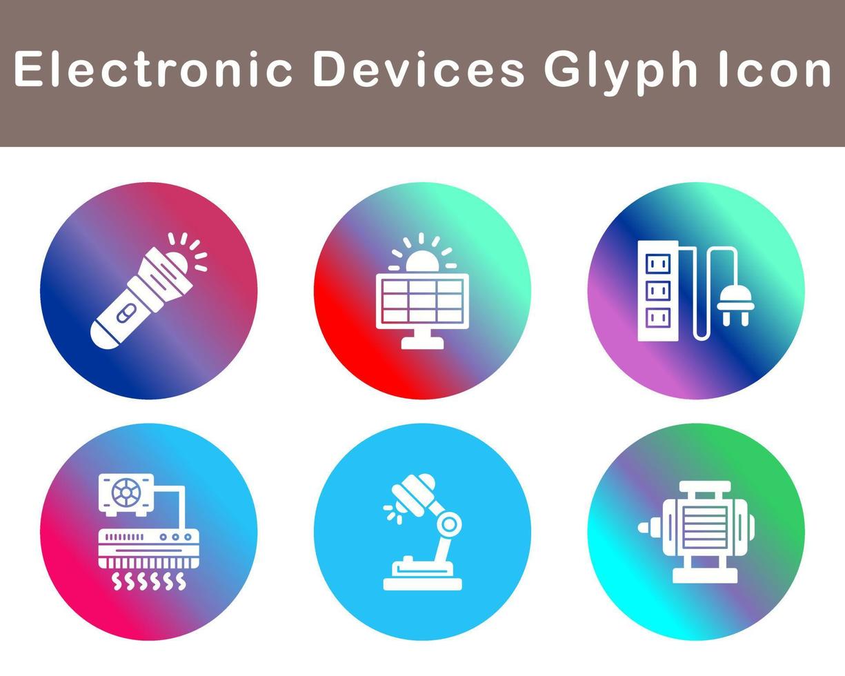 electrónico dispositivos vector icono conjunto