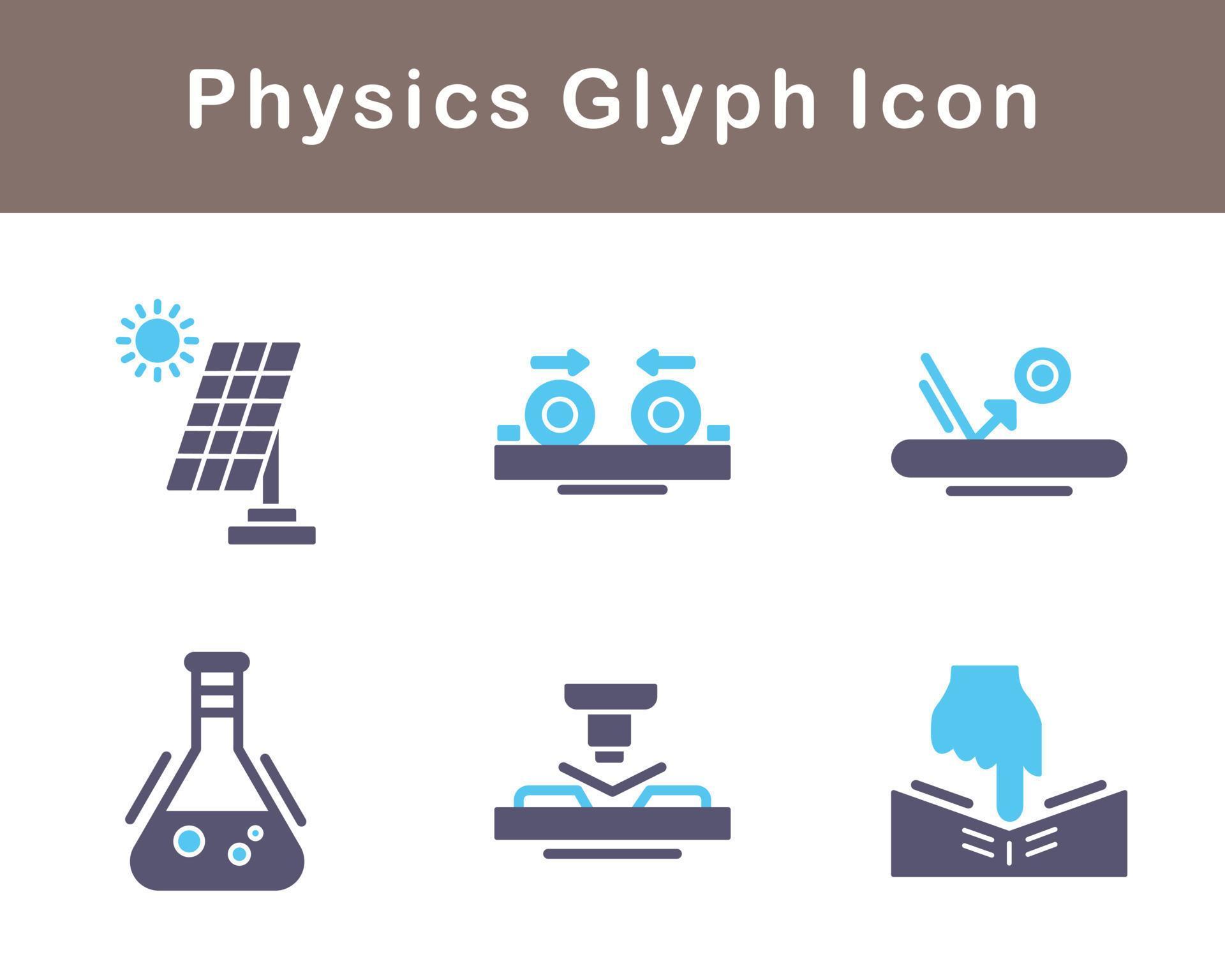 Physics Vector Icon Set 21402151 Vector Art at Vecteezy