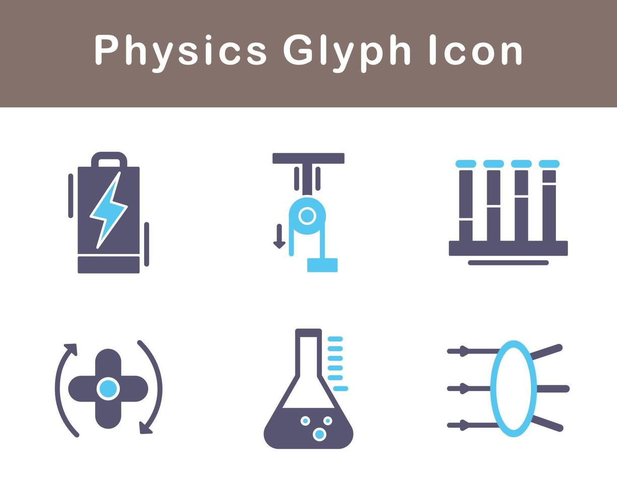 Physics Vector Icon Set