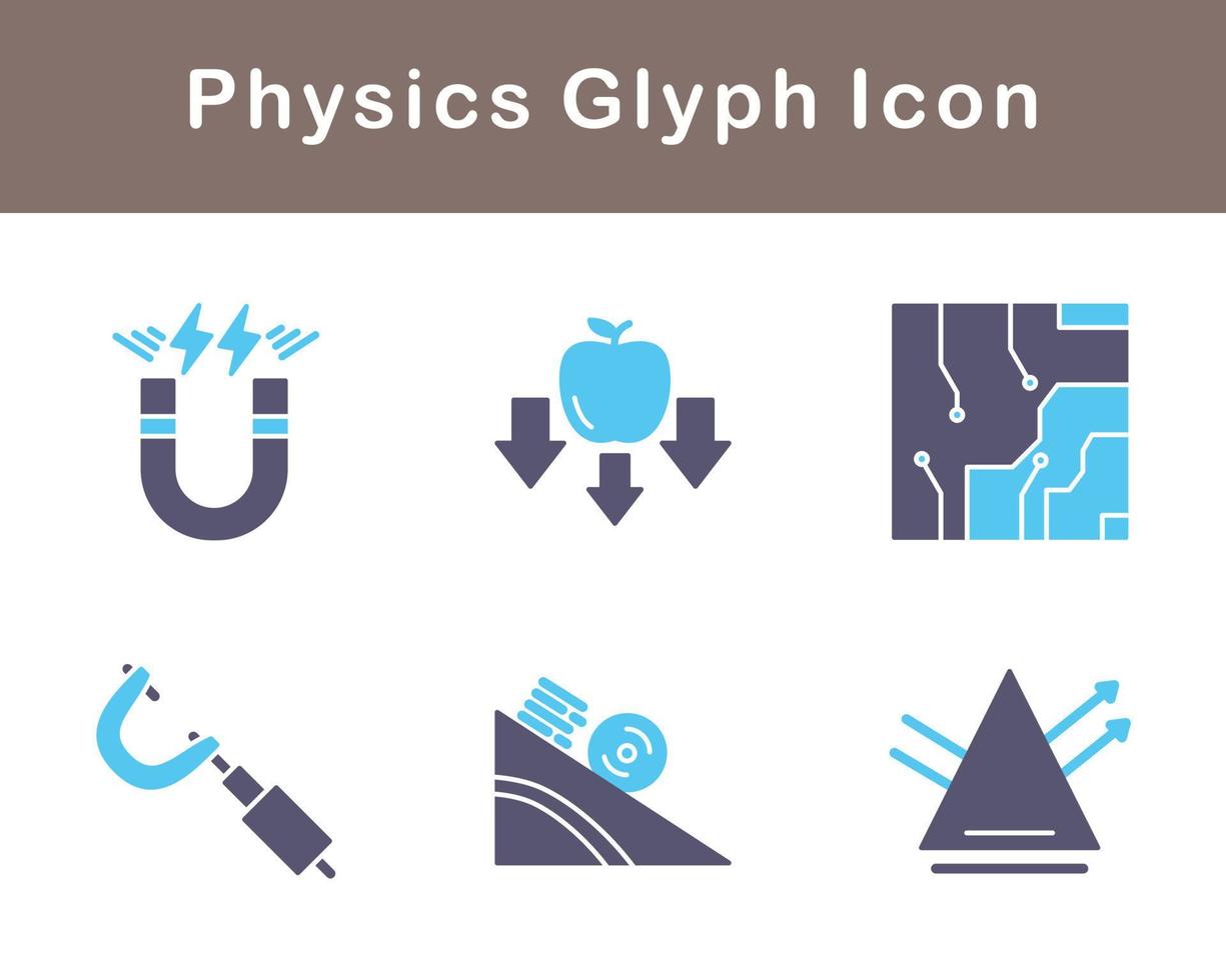 Physics Vector Icon Set